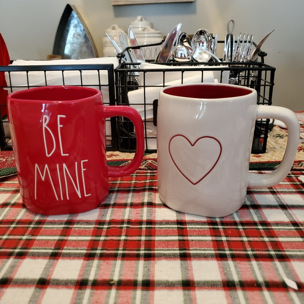Rae dunn valentines mugs